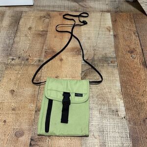 L.L. Bean Green passport organizer Crossbody Bag